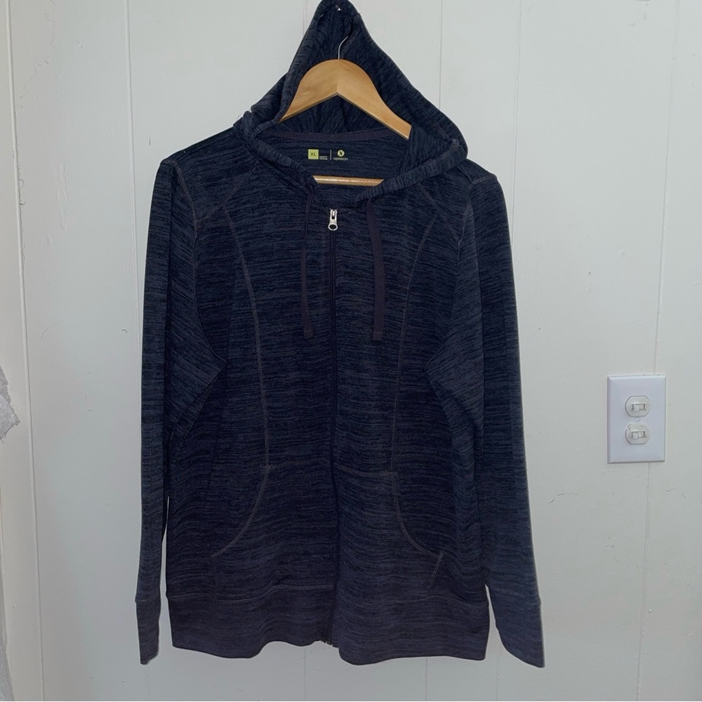 Xersion Men’s XL Charcoal Gray Full Zip Hoodie